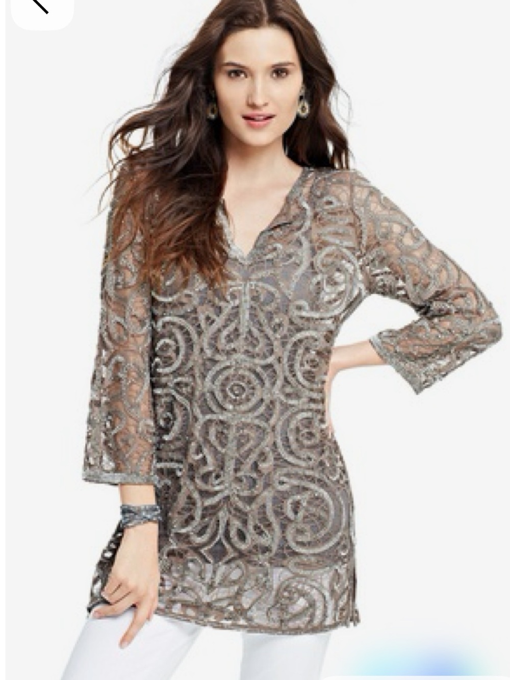 Calypso sequin tunic